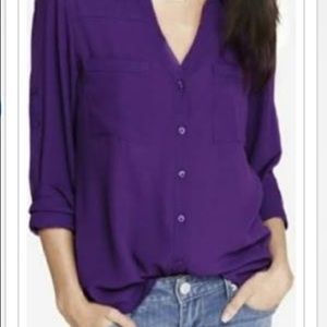 Express two pocket purple portofino shirt